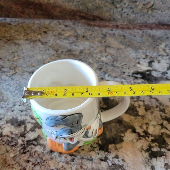 Vintage Ceramic 3D Bugs Bunny Mug (16oz) - Picture 7 of 9